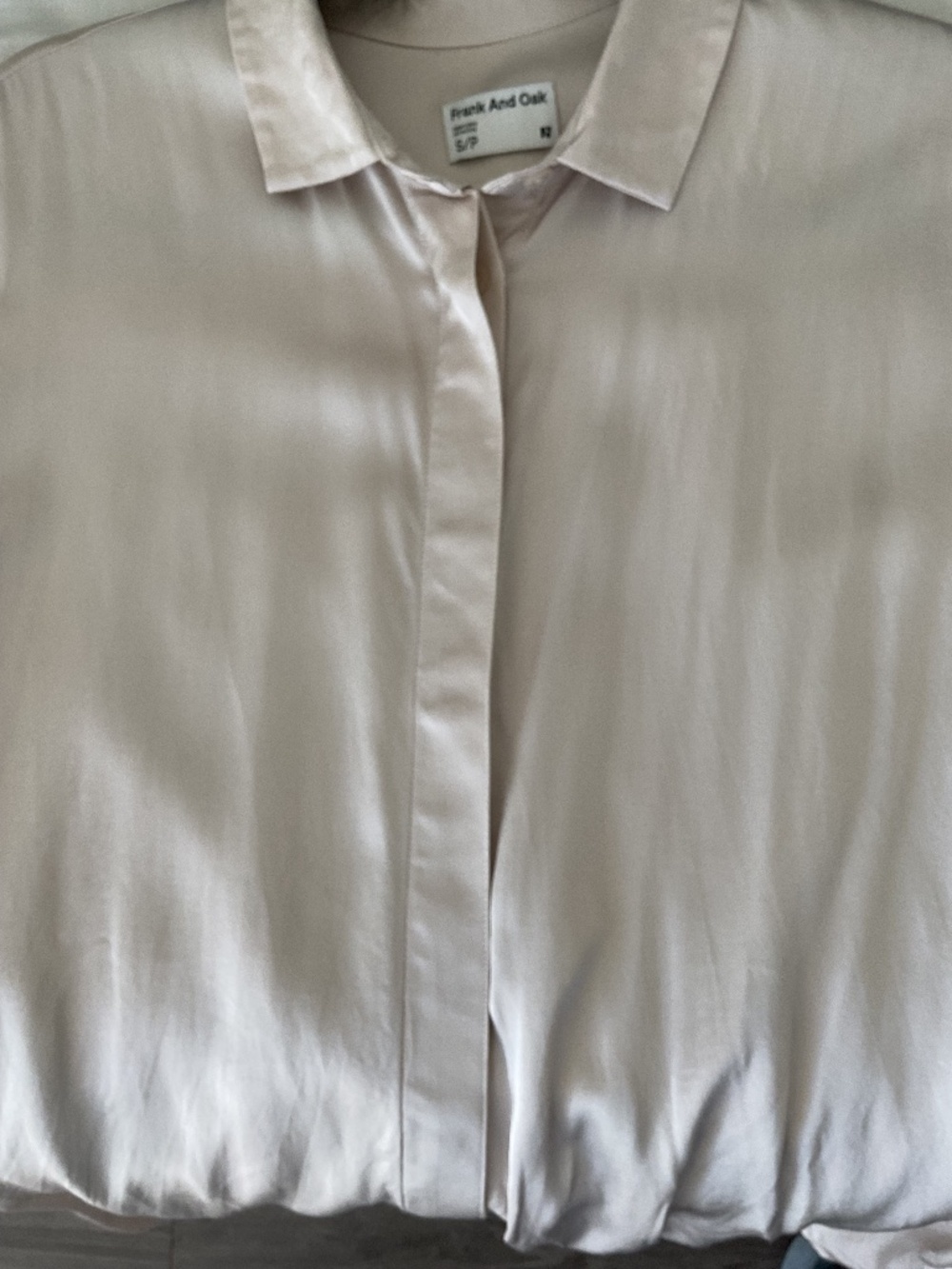 Frank and Oak silky shirt